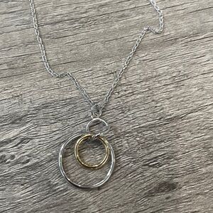 Madison Gold and Silver Circles Necklace
